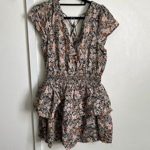 Cotton-linen blend dress